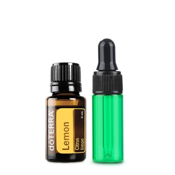 Ulei esential de lamaie, doTERRA Lemon, 5ml + Recipient de 4ml din sticla cu pipeta, ZAJA Ulei esential de lamaie, doTERRA Lemon, 5ml + Recipient de 4ml din sticla cu pipeta, ZAJA