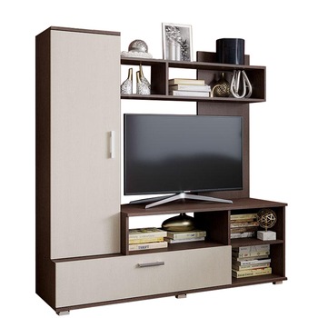 Set Living, MINI, 150x44x150cm, Wenge/Mesteacan Set Living, MINI, 150x44x150cm, Wenge/Mesteacan