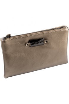 Geanta plic cu bareta detasabila Bellevory, inchidere cu fermoar, poliuretan/poliester, 22 x 13 cm, Auriu Geanta plic cu bareta detasabila Bellevory, inchidere cu fermoar, poliuretan/poliester, 22 x 13 cm, Auriu