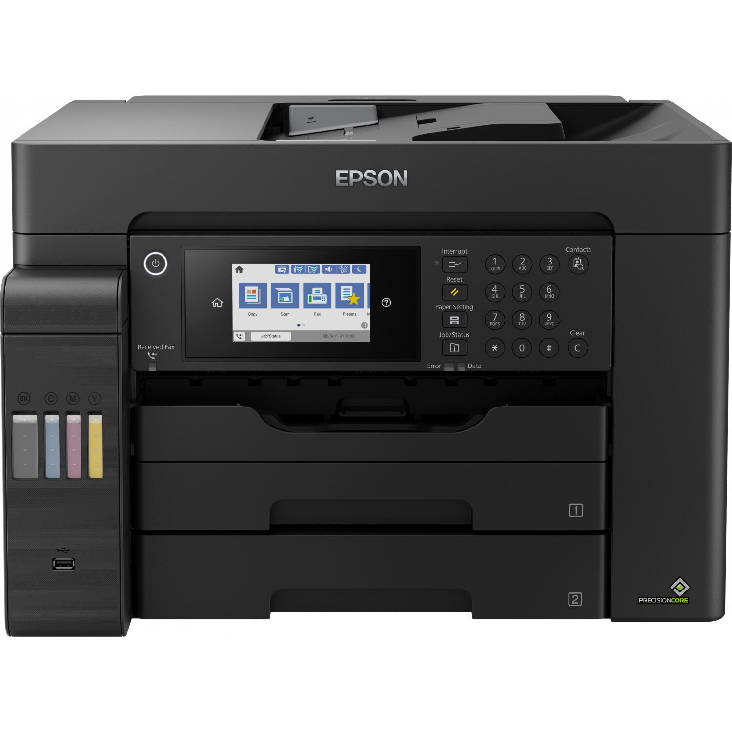 Multifunctional inkjet color CISS Epson EcoTank L15150, Duplex, Retea, Wireless, A3