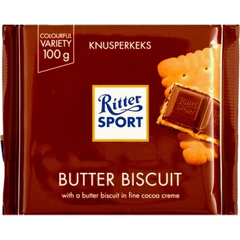 Ciocolata Ritter cu biscuiti in ciocolata, 100 gr. Ciocolata Ritter cu biscuiti in ciocolata, 100 gr.
