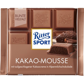 Ciocolata Ritter cu mousse de cacao, 100 gr. Ciocolata Ritter cu mousse de cacao, 100 gr.