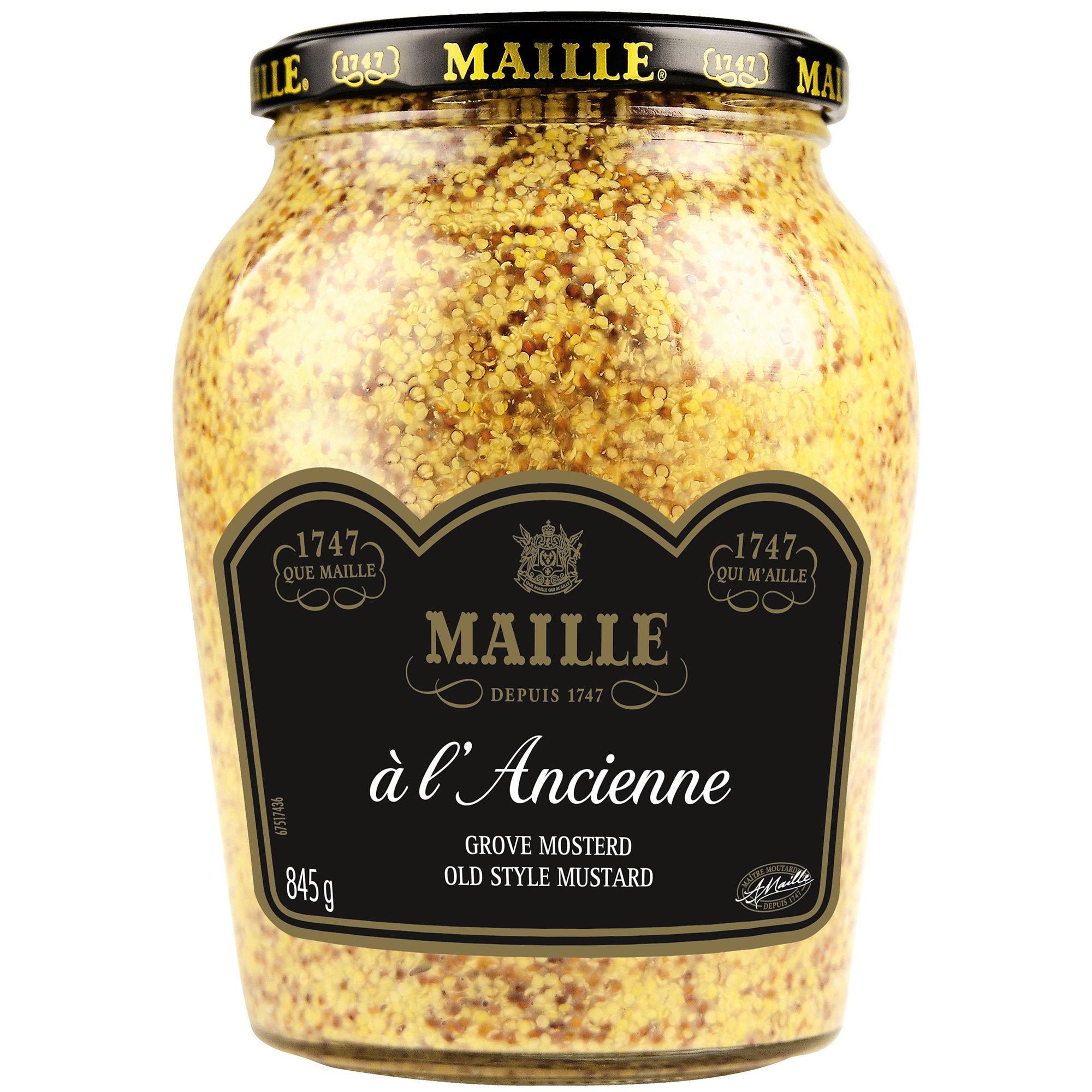 Mustar Maille Dijon a L'ancienne, 845 gr.
