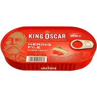 Pachet: 2 x Hering file in sos tomat King Oscar, 170 gr.