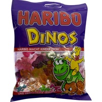 Pachet: 2 x Jeleuri Haribo dinosaurien, 200 gr.