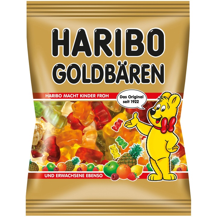 Jeleuri Haribo goldbaren, 200 gr.