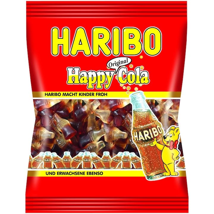 Jeleuri Haribo happy cola, 200 gr.