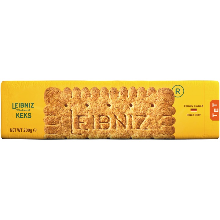 Biscuiti cu cereale Leibniz, 200 gr.