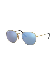 Ochelari Unisex,RAY-BAN, 3548N 001/9O, HEXAGONAL, Auriu, 51-21 mm Ochelari Unisex,RAY-BAN, 3548N 001/9O, HEXAGONAL, Auriu, 51-21 mm