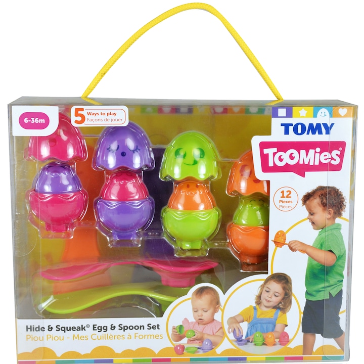 Игрален комплект Tomy - Лъжици и яйца