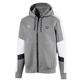 Hanorac Puma BMW MMS Hooded Sweat Jacket 59609703 Barbati, Gri Hanorac Puma BMW MMS Hooded Sweat Jacket 59609703 Barbati, Gri