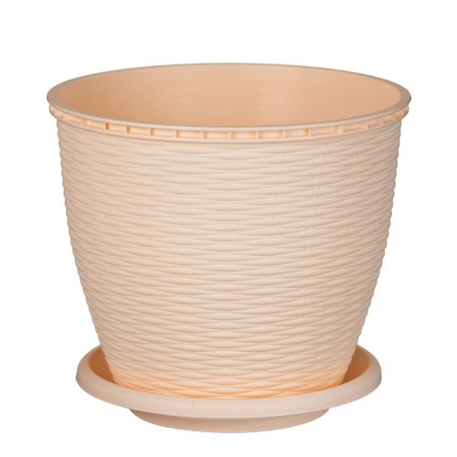 Ghiveci ratan 2.75l crem