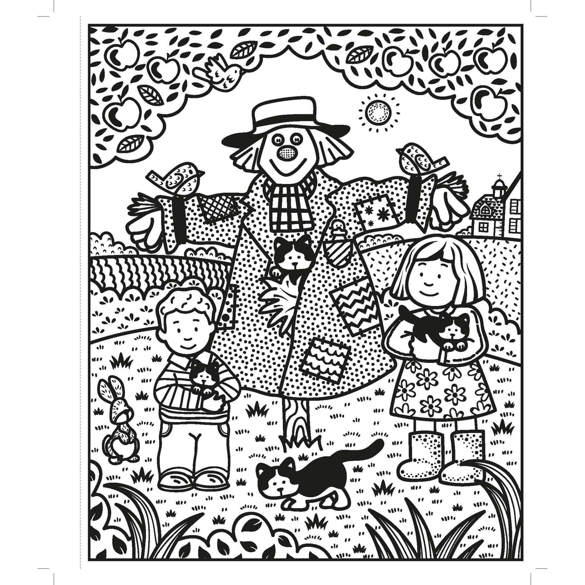 Книга за оцветяване Poppy and Sam's Farm Animals Magic Painting от Sam