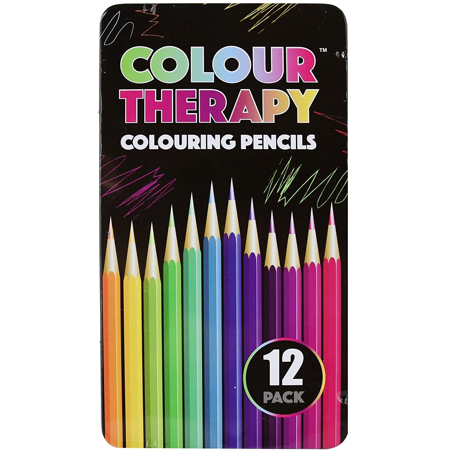 Creioane colorate Colour Therapy, 10 culori