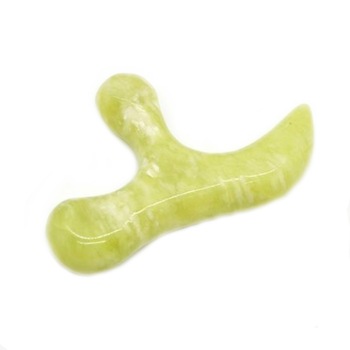 Piatra din Jad pentru masaj facial si corporal, 10cm Piatra din Jad pentru masaj facial si corporal, 10cm