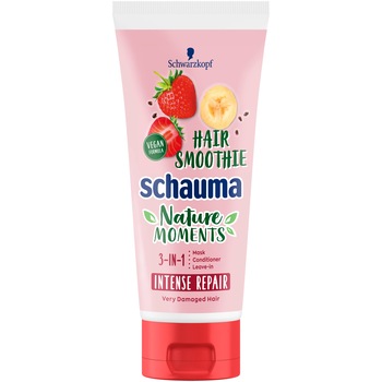 Tratament de par 3-in -1 Schauma Hair Smoothie pentru par foarte deteriorat, 200 ml Tratament de par 3-in -1 Schauma Hair Smoothie pentru par foarte deteriorat, 200 ml