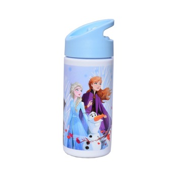 Sticla sport Frozen alb Disney, Multicolor, 350 ml Sticla sport Frozen alb Disney, Multicolor, 350 ml
