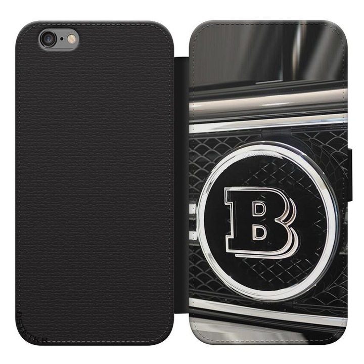 Husa cu clapa cu deschidere pentru Samsung Galaxy S8 Plus S8+ model Brabus Mercedes Husa cu clapeta pentru telefon 4