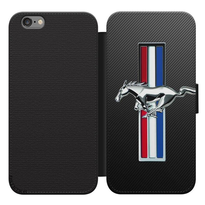 Model Ford Mustang Husa cu rabat pentru Samsung Galaxy S8 Plus S8+, care se poate deschide Husa cu clapeta, pentru telefon 11