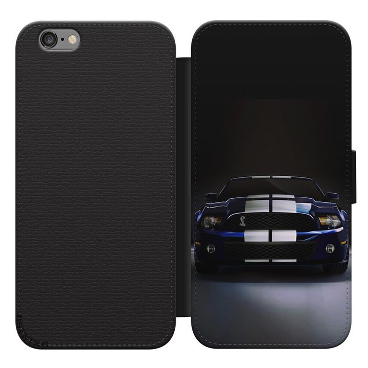 Ford Mustang Pattern Samsung Galaxy S8 Plus S8+ Husa cu clapeta deschisa Husa cu clapeta Husa pentru telefon 12