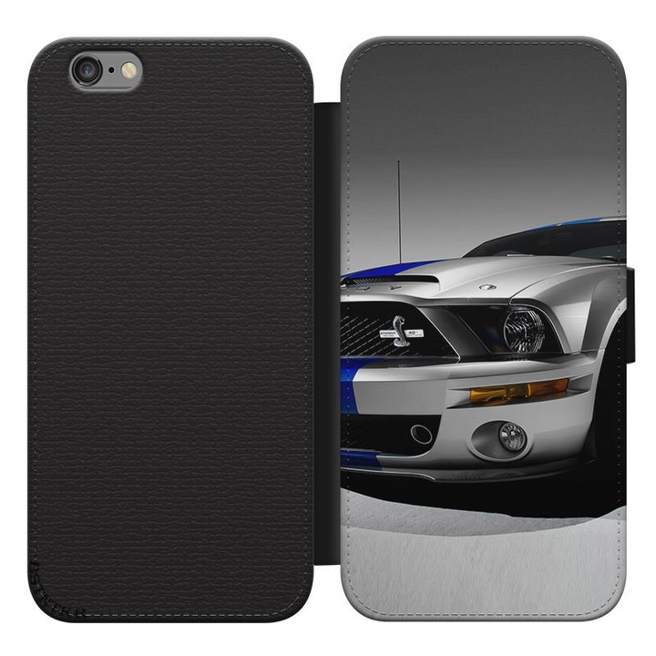 Model Ford Mustang Husa cu rabat pentru Samsung Galaxy Note 9 Husa cu clapeta deschisa Husa pentru telefon 8