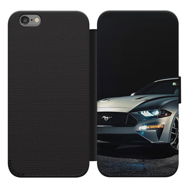 Model Ford Mustang Husa cu rabat pentru Samsung Galaxy S8 Plus S8+ Husa cu clapeta deschisa Husa pentru telefon 5