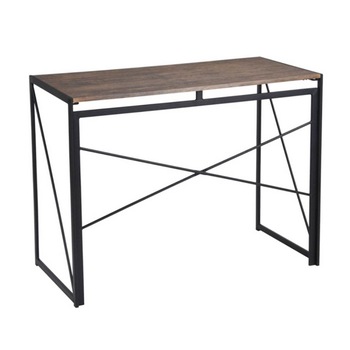 Birou calculator ART, PLIABIL, culoare maro si negru, 100 x 75 x 50 cm,blat din MDF cu finisaj maro,structura din teava de otel cu finisaj negru Birou calculator ART, PLIABIL, culoare maro si negru, 100 x 75 x 50 cm,blat din MDF cu finisaj maro,structura din teava de otel cu finisaj negru