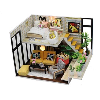 Mini Casa Cynthia's Holiday pentru papusi de asamblat ,DIY Mini Casa Cynthia's Holiday pentru papusi de asamblat ,DIY