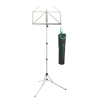 Stativ Partitura K&M 101 Nichel Cu Husa Stativ Partitura K&M 101 Nichel Cu Husa