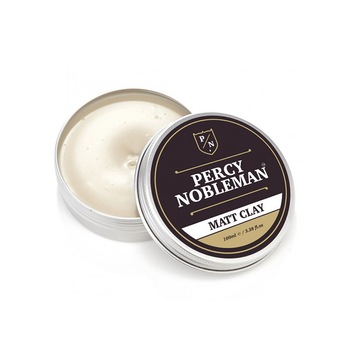 Ceara de Par cu Fixare Puternica si Aspect Natural, Percy Nobleman Matt Clay, 100ml Ceara de Par cu Fixare Puternica si Aspect Natural, Percy Nobleman Matt Clay, 100ml