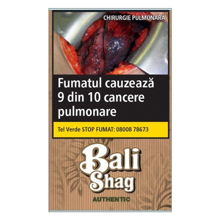Tutun Bali Shag Authentic 35g Foite Natural Bucata Emag Ro