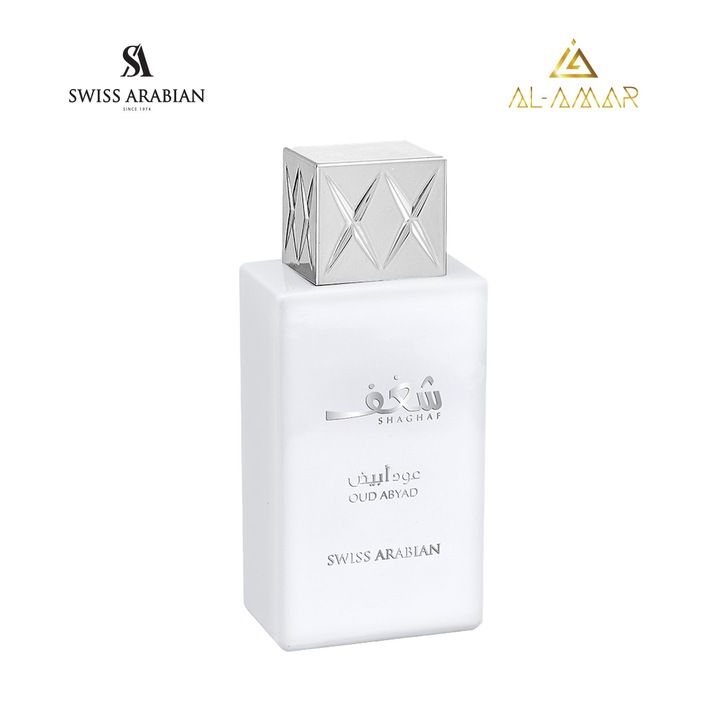 Svájci arab parfüm, Shaghaf Oud, szantálfa/pacsuli aroma, 75 ml