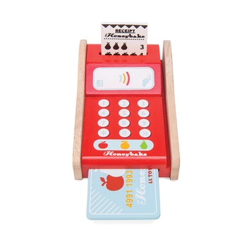 POS din lemn, jucarie educativa, Le Toy Van, rosu, 3 ani + POS din lemn, jucarie educativa, Le Toy Van, rosu, 3 ani +