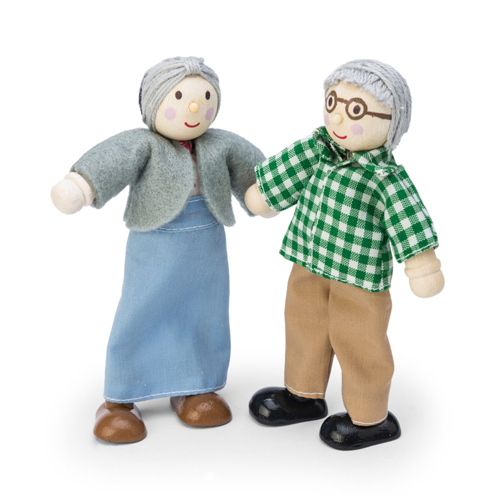 Set doi bunici, Le Toy Van, din lemn, 3 ani +