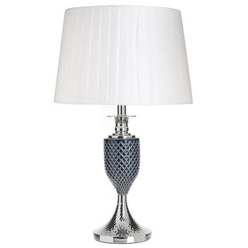 Veioza metal/sticla blue/white Veioza metal/sticla blue/white