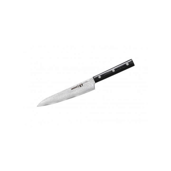 Samura Damascus 67 Univerzális kés, Szénacél, 15 cm