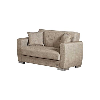 Canapea August, extensibila, lada depozitare, 2 locuri, 82x82x150 cm, material textil, Maro Canapea August, extensibila, lada depozitare, 2 locuri, 82x82x150 cm, material textil, Maro