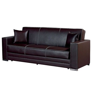 Canapea Futuro, extensibila, lada depozitare, 3 locuri, 76x218 cm, piele ecologica, Maro Wenge Canapea Futuro, extensibila, lada depozitare, 3 locuri, 76x218 cm, piele ecologica, Maro Wenge