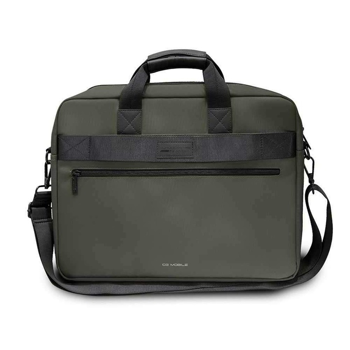 Ferrari Track Scuderia Bag - дизайнерска чанта с презрамка za Macbook Pro 16, Macbook Pro 15 и лаптопи до 15.6 инча (зелен)
