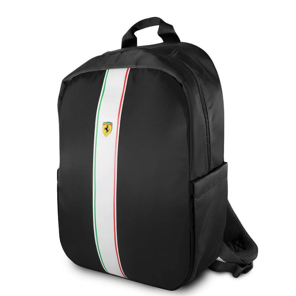 Rucsac pentru laptop pana la 15,6 inci, Ferrari On Track, negru