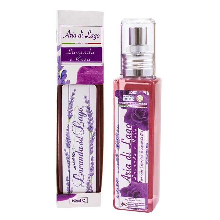 Parfum de camera,BIO,Lavanda si Trandafir,100ml