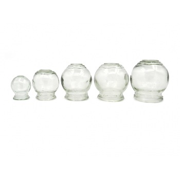 Set ventuze din sticla, 5 bucati/ set, masaj, decontracturare, dimensiunea 3,SINO FORTA NATURII Set ventuze din sticla, 5 bucati/ set, masaj, decontracturare, dimensiunea 3,SINO FORTA NATURII