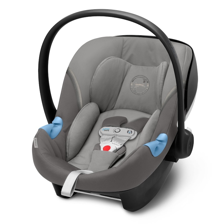 Стол за кола Cybex Aton M i-Size Soho Grey sesorsafe, 0-13 кг, Сив