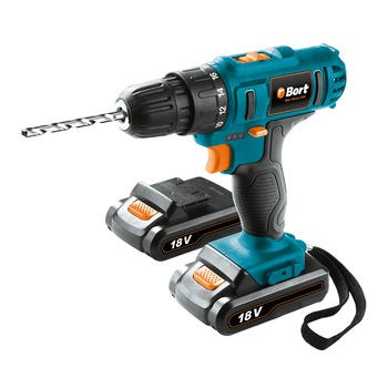 Masina de gaurit si insurubat pe acumulator Bort BAB-18Ux2Li-FDK, 18V Masina de gaurit si insurubat pe acumulator Bort BAB-18Ux2Li-FDK, 18V