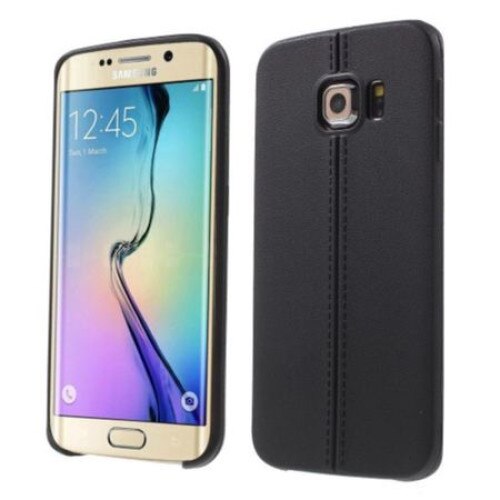 Carcasa de protectie pentru Samsung Galaxy S6 Edge, Negru