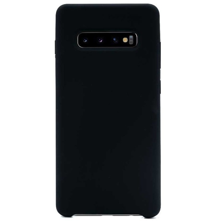 Защитен калъф за Samsung Galaxy S10 + / S10 Plus, тънък, Силиконов черен