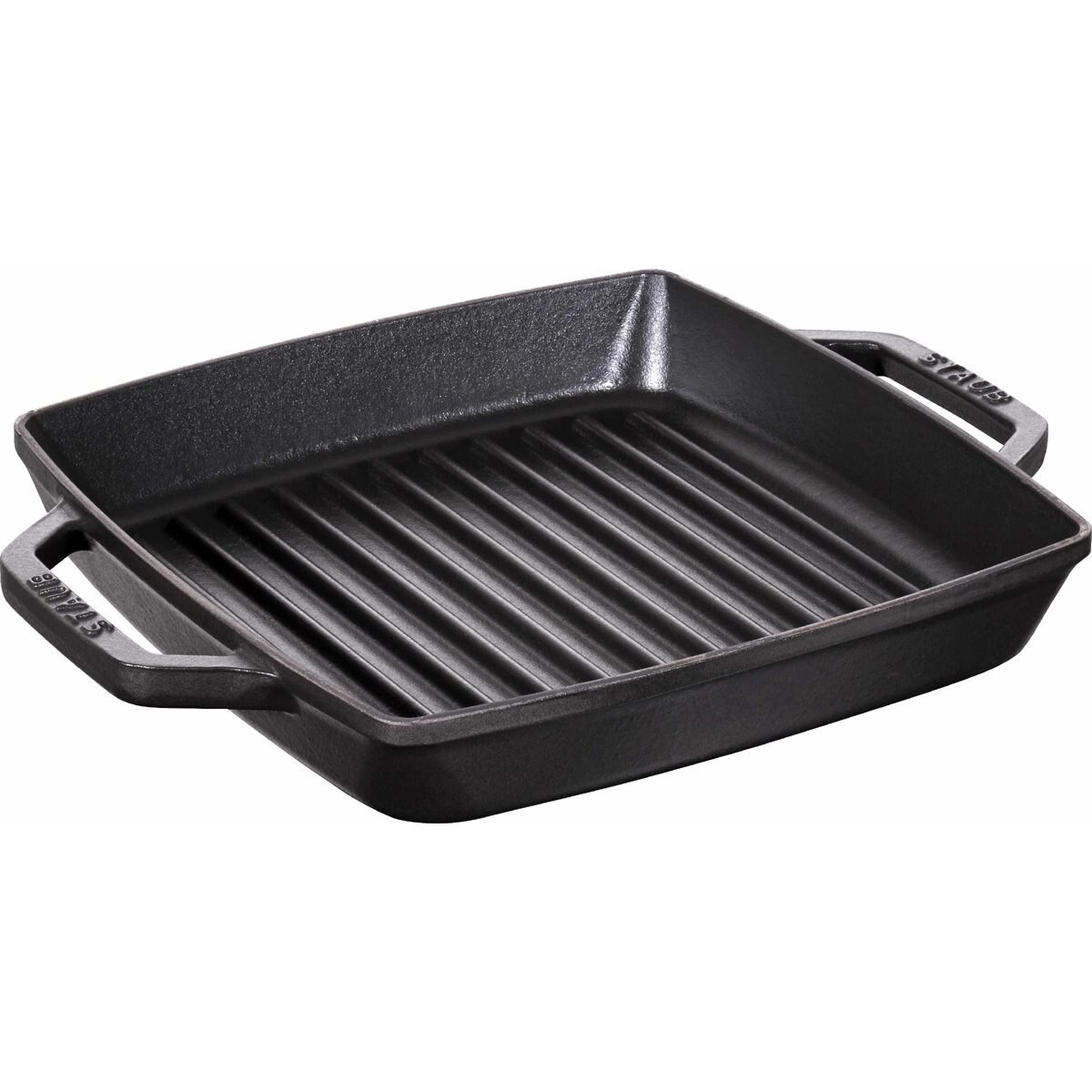 Tigaie grill patrata 33 cm, Black - Staub
