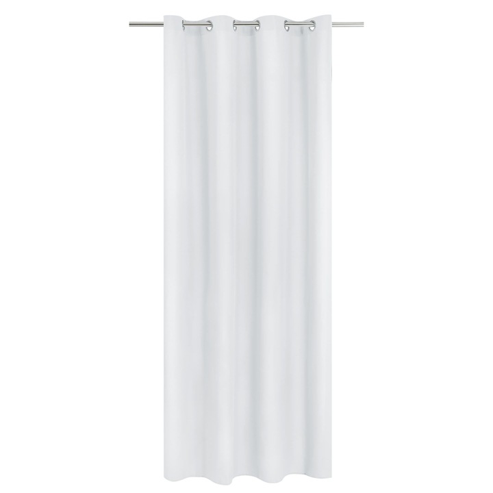 Draperie, Alb, 145x250 cm, Len1