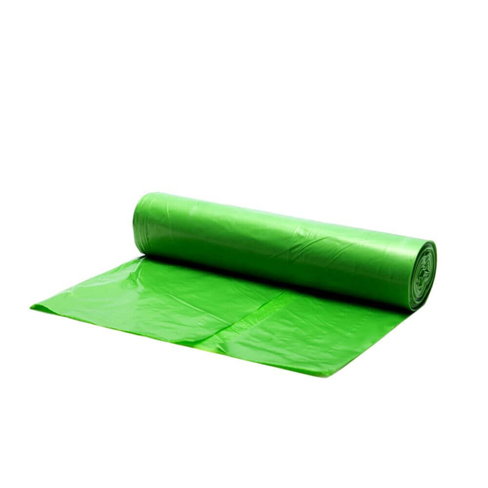 Saci Menajeri, 35L, 50x60 cm, 50 Buc/Rola, Material HDPE, Culoare Verde