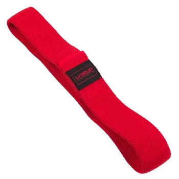 Banda elastica pentru gimnastica LiveUp, Cauciuc, 30x4 cm, Rosu Banda elastica pentru gimnastica LiveUp, Cauciuc, 30x4 cm, Rosu